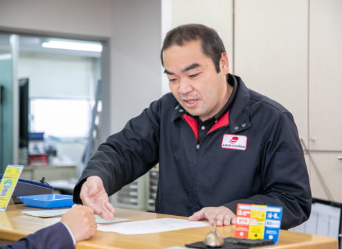 スタッフ説明中の様子